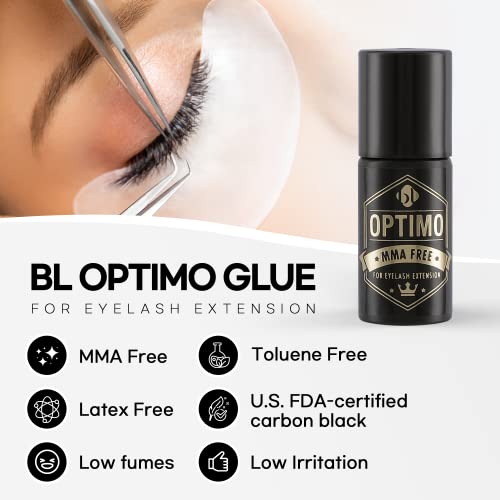 BL Rashes Optimo Glue & Laser Lastifical-Mink Lash Bundle | דבק סיומת ריסים חזק במיוחד ובטוח במיוחד | שמירה נהדרת | תוספי ריסים לאורך